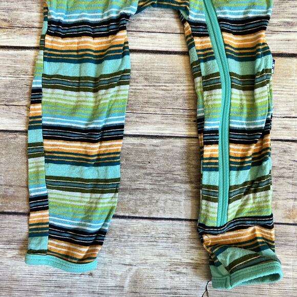 KicKee Pants Cancun Glass Stripe Zipper Coverall - Picture 4 of 8